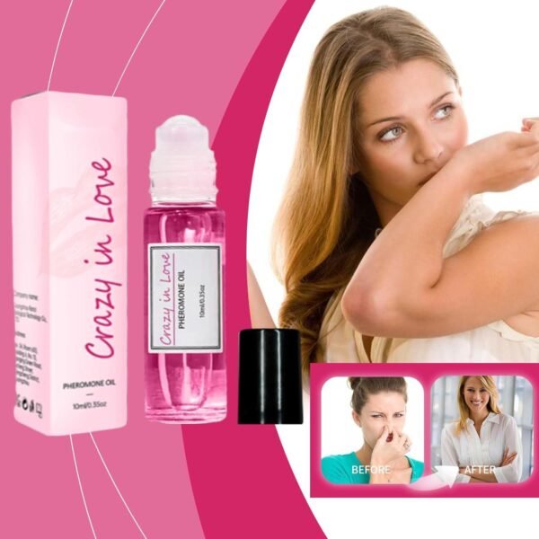 Crazy in Love Roll On Oil, Crazy in Love Pheromone Oil,2PCS Pheromone Perfume For Women,Long-Lasting Portable Roll On Perfume (3PCS) - Image 3