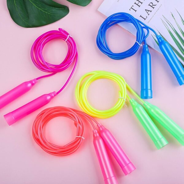 Elcoho 24 Pack Colorful Kids Jump Rope Set Adjustable Plastic Kids Jump Rope Skipping Rope Outdoor Jump Ropes Great Party Favor - Image 6