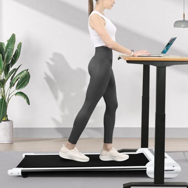Under Desk Treadmill, Portable Walking Pad for Home/Office, Walking Jogging Machine with Remote Control and LED Display, 265lbs Max Weight - Image 5
