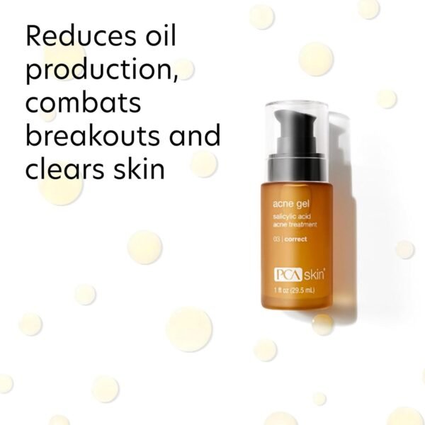 PCA SKIN Acne Gel, Acne Spot Treatment, 2% Salicylic Acid Serum, Anti Acne Serum, Evens Skin Tone, 1 fl oz Pump - Image 4
