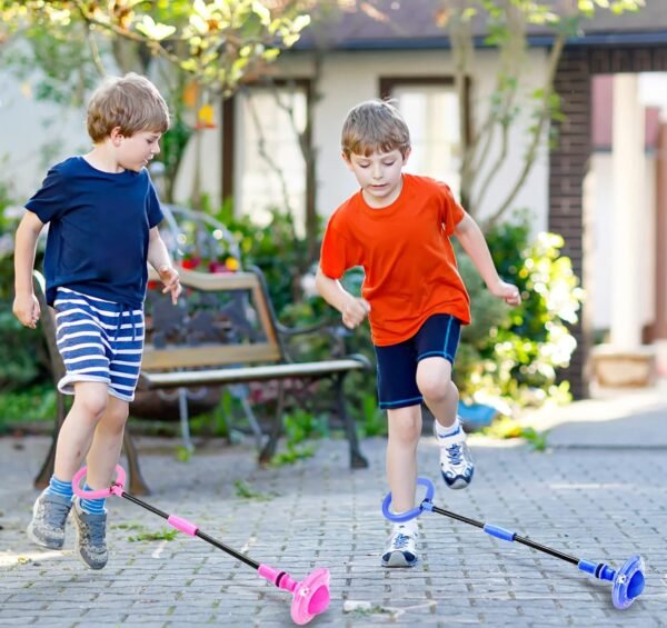 Kids Skip Ball,Foldable Ankle Skip It Ball Flashing Jumping Ring Colorful Sports Swing Ball Fitness Fat Burning Jump Rope Exercise Skipping Toy for Kids - Image 7