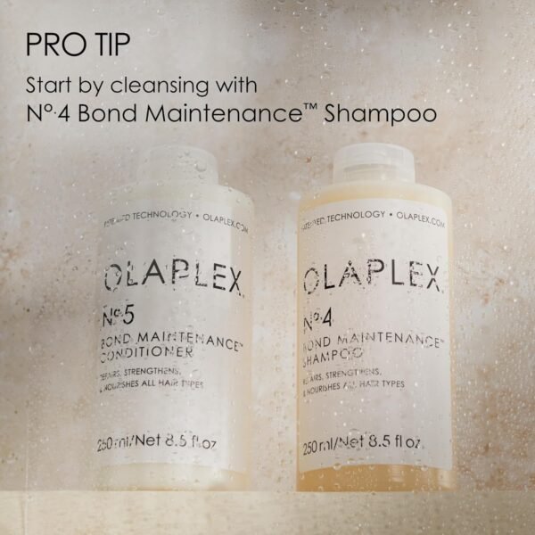 Olaplex No. 5 Bond Maintenance Conditioner, Repairs, Strengthens, & Nourishes All Hair Types, Leaving Hair Feeling Soft & Adds Shine, 8.5 fl oz - Image 7