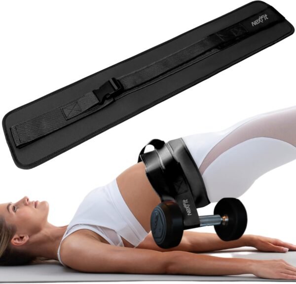 Exercise Hip Thrust Belt – Adjustable Hip Thrust Band, Slip-Resistant Glute Trainer for Dumbbells, Kettlebells & Plates | Universal Fit 23.5"-60" Waist, Durable for Gym, Home, & Travel Workouts - Image 9