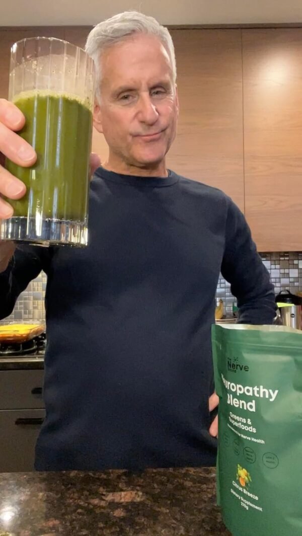Neuropathy Superfood Blend Greens Powder for Peripheral Neuropathy with 600mg of R Alpha Lipoic Acid - Image 4