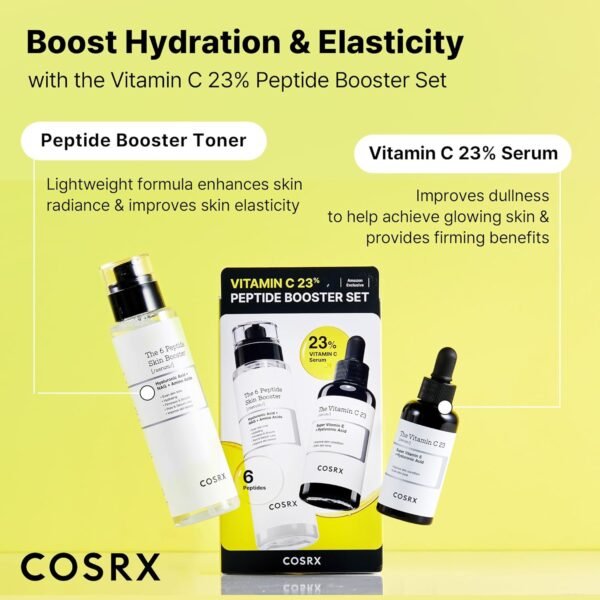 COSRX Vitamin C 23% Peptide Booster Set - Amazon Exclusive - Korean Skin Care, Gift Sets, Stocking Stuffers for Women, Vitamin C Serum, Face Serum - Image 5