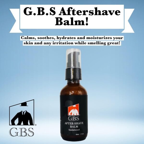 G.B.S Aftershave Balm Sandalwood, for Men - Soothes Razor Burn, Redness and Irritation Instant Relief For Sensitive Skin (Pack of 3) - Image 3
