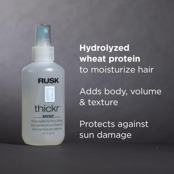 RUSK Designer Collection Thicker Thickening Myst for Fine or Thin Hair, Provides Body, Volume, and Texture, 6 fl. oz. - Image 4