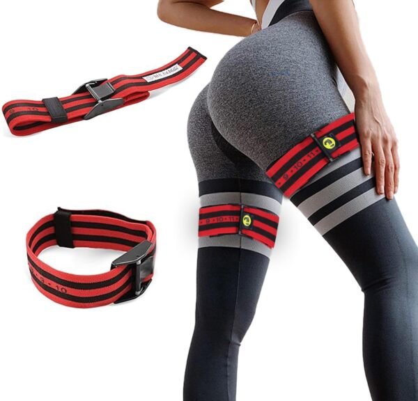 Occlusion Bands for Women Glutes & Hip Building, Blood Flow Resistance Bands for Buttock, Fitness, Occlusion Training, Booty Bands for Women Increase Muscle Mass in Women & Men - Image 2