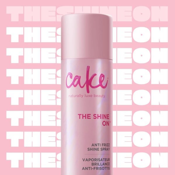 Cake Beauty Anti Frizz Shine Spray, The Shine On - Blocks Humidity for Smooth, Frizz Free, Shiny Hair - Safflower, Sweet Almond, Moringa & Argan Oil - For All Hair Types - 4.2 Oz - Image 3
