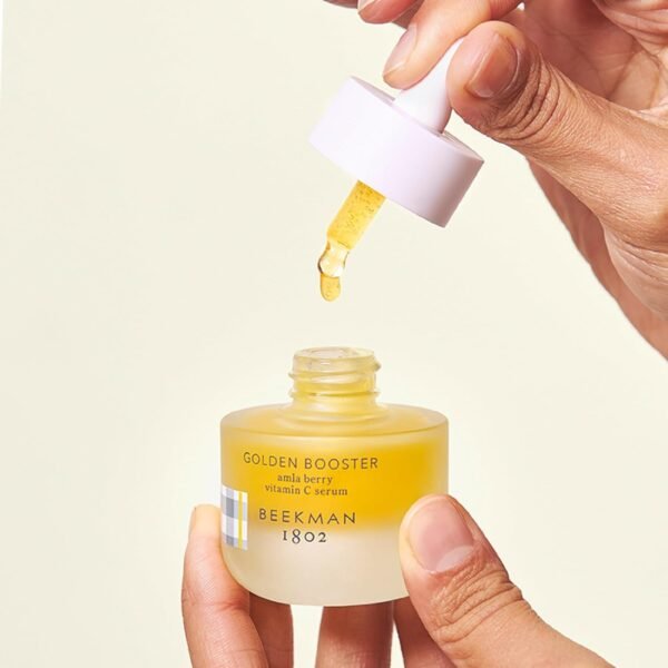 Beekman 1802 Golden Booster Amla Berry Face Serum - Fragrance Free - Plant-Based Vitamin C Alternative - Good for Sensitive Skin - Cruelty Free - Image 6