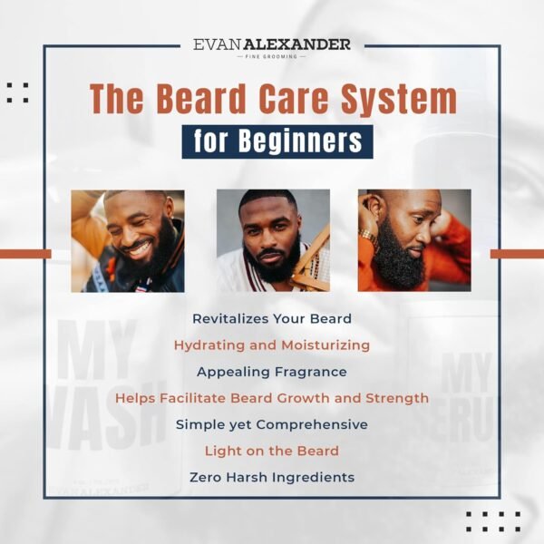 Evan Alexander Grooming MY Beginner’s Beard Kit - Hydrates and Moisturizes - Beard Growth Kit - Simple and Easy Beard Grooming Set - Personal Hygiene Products for Men - Great Fragrance - Image 5