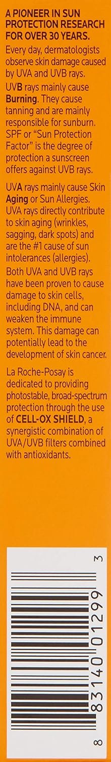 La Roche-Posay Anthelios Light Fluid Facial Sunscreen SPF 60, Lightweight Sunscreen For Face, Fluid Texture, Broad Spectrum SPF + Antioxidants, Oil Free & Oxybenzone Free, Travel Size 1.7 Fl. Oz. - Image 12