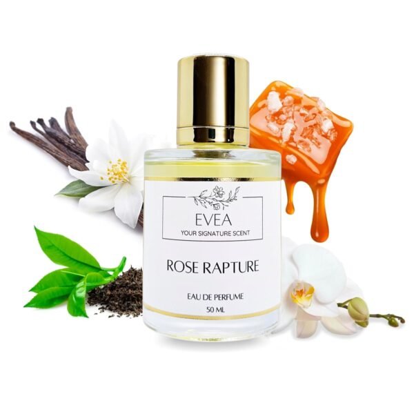 EVEA - Eau de Parfum - Rose Rapture - Inspired by Victor&Rolf's Flowerbomb' - Luxury Floral & Woody Perfume with Peony, Rose, Paraben Free, Vegan Fragrance for Women - 50ml Spray | 1.7 fl. oz - Image 2