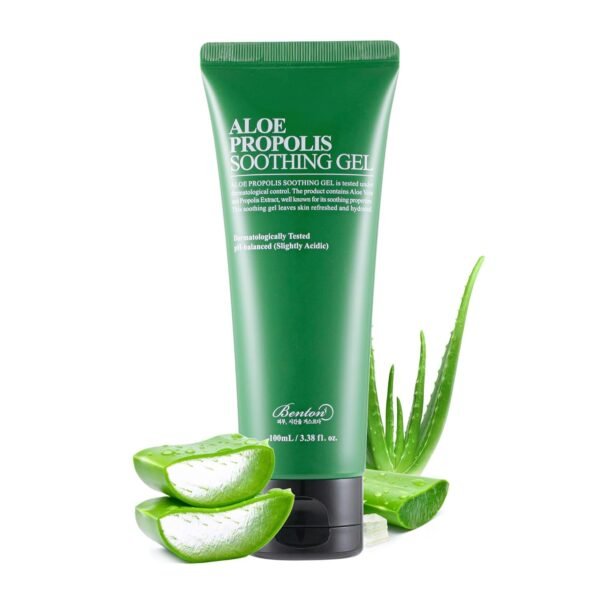 BENTON Aloe Propolis Soothing Gel 3.38 fl oz | Aloe Vera Gel for Sunburn Relief | Aloe Vera Gel for Travel Size | Aloe Vera Gel Moisturizer for Face | Aloe Gel for Face After Sun | Organic Aloe Vera - Image 2
