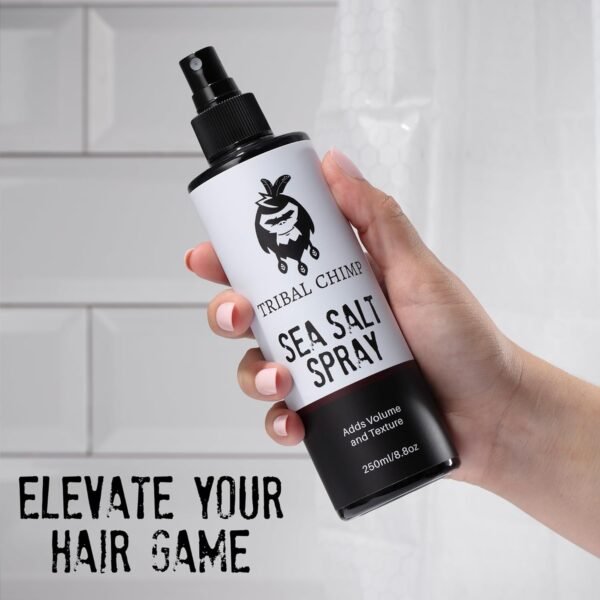 Sea Salt Hair Spray for Men - Thickening, Volumizing, Texturizing Hairspray for Men, Strong Hold, Alcohol-Free. - Image 6