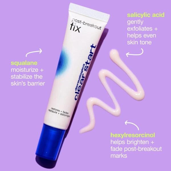 Dermalogica Clear Start Post-Breakout Fix, Acne Dark Spot Treatment with Salicylic Acid, Squalene & Hexylresorcinol, Fade + Brighten Acne Marks - Image 7