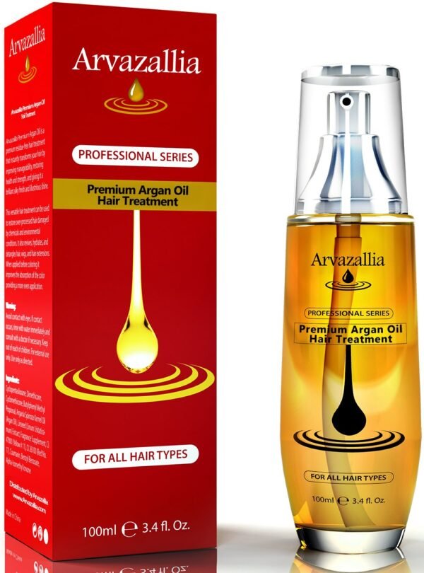 Arvazallia Argan Oil for Hair Treatment Leave in Treatment & Conditioner - Image 2