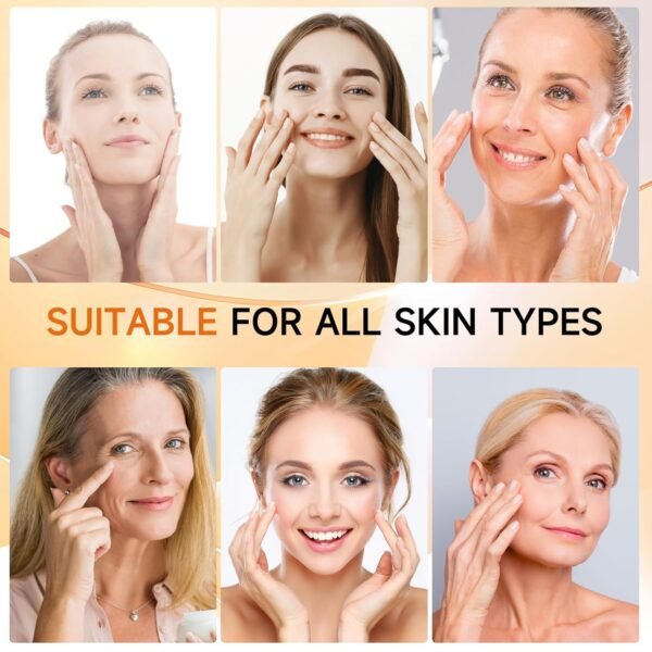 Super Vitamin C Serum for Women over 70, Vitamin C Serum for Face, Dark Spot Remover for Face, Hyaluronic Acid Skin Care, Targets Age Spots, Hydrates and Wrinkle Reduction 1.7fl oz - Image 7