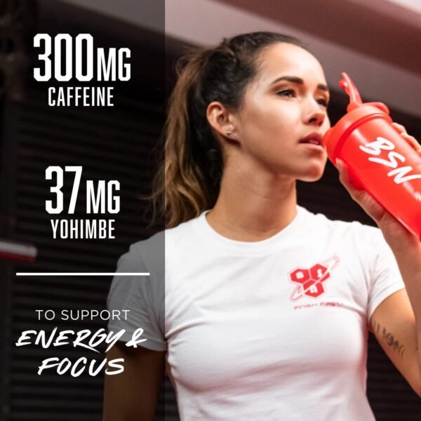BSN N.O.-XPLODE Vaso Pre Workout Powder with 8g of L-Citrulline and 3.2g Beta-Alanine and Energy, Flavor: Cherry Bomb, 24 Servings - Image 4