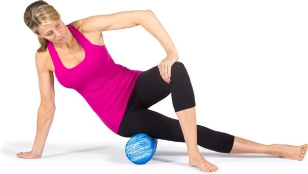 OPTP PRO-ROLLER Soft Density Foam Roller - Professional 18 Inch Foam Roller for Massage; Short Foam Roller and Physical Therapy Roller for Balance and Stability Training Exercises - Blue 18” x 6” - Image 8