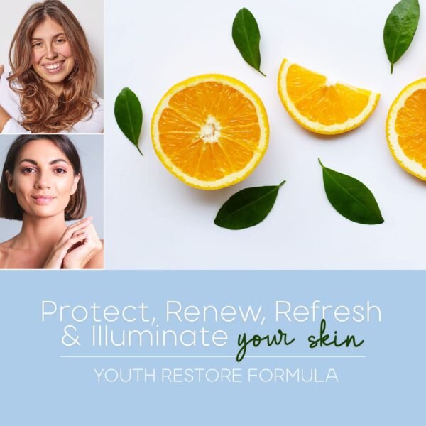 Vitamin C Serum with Collagen - Dark Spots & Skin Brightening, Anti-Aging & Acne Treatment - Dermatologist Tested Korean Skincare - Clean Beauty, Cruelty-Free - 1.69 oz - Image 5