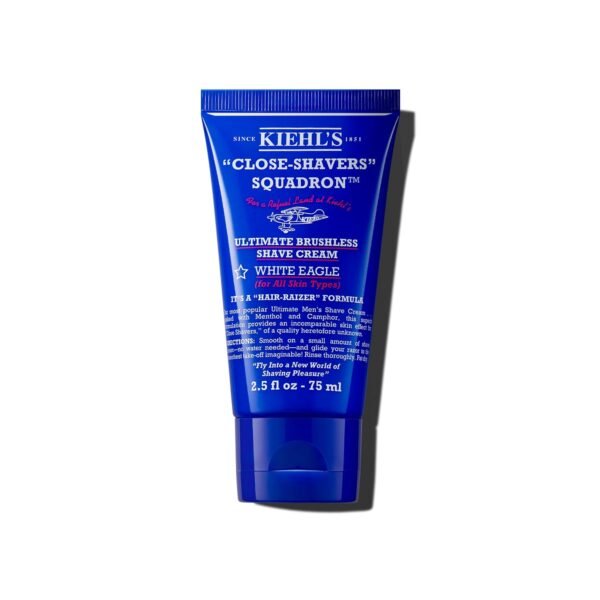 Kiehl's Ultimate Brushless Shave Cream with Menthol White Eagle, for All Skin Types, with Menthol & Camphor, Instant Refreshing & Cooling Effect, Minimizes Irritation, Primes Skin for Close Shave - Image 2
