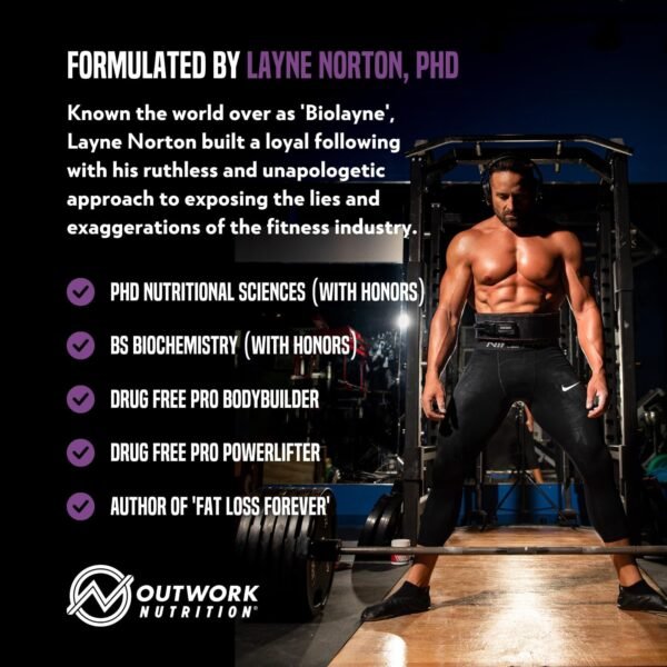 Outwork Nutrition Recovery Drink - Post Workout Recovery Powder & Creatine Monohydrate Muscle Builder for Men & Women - Creatine for Men & Women - After Workout Drink - Gummy Bear Burst, 230 Gr - Image 5