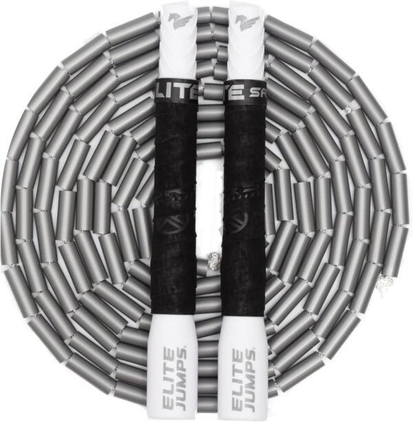 Elite Jumps Freestyle Beaded Jump Rope for Cardio Training - Workout Jump Rope with Unbreakable Long Handles and Shatterproof Beads - Designed for Beginners or Pros - Ideal Fitness - Image 2