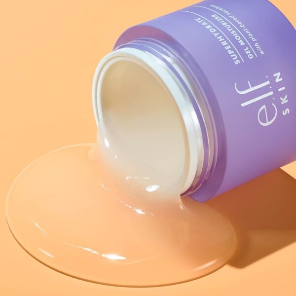 e.l.f. SuperHydrate Moisturiser, Fast-Absorbing, Non-Greasy, Gel Formula, Hydrates, Tones, Clarifies, Protects, Infused with Vitamin E, 1.69 Oz - Image 6