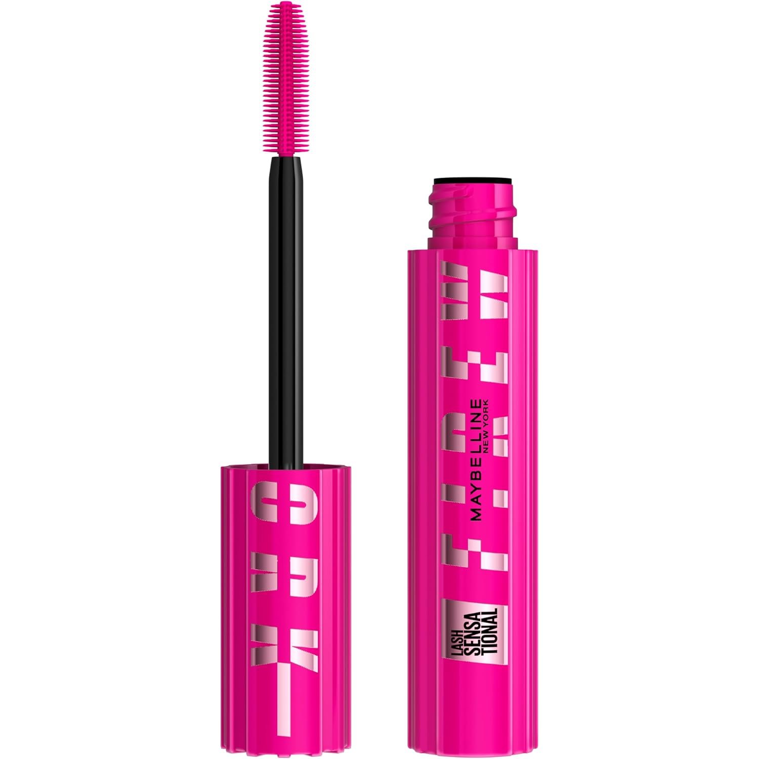 Maybelline Lash Sensational Firework Washable Mascara, Lengthening & Volumizing Mascara for up to 24HR wear, Brownish Black, 1 Count - Image 2