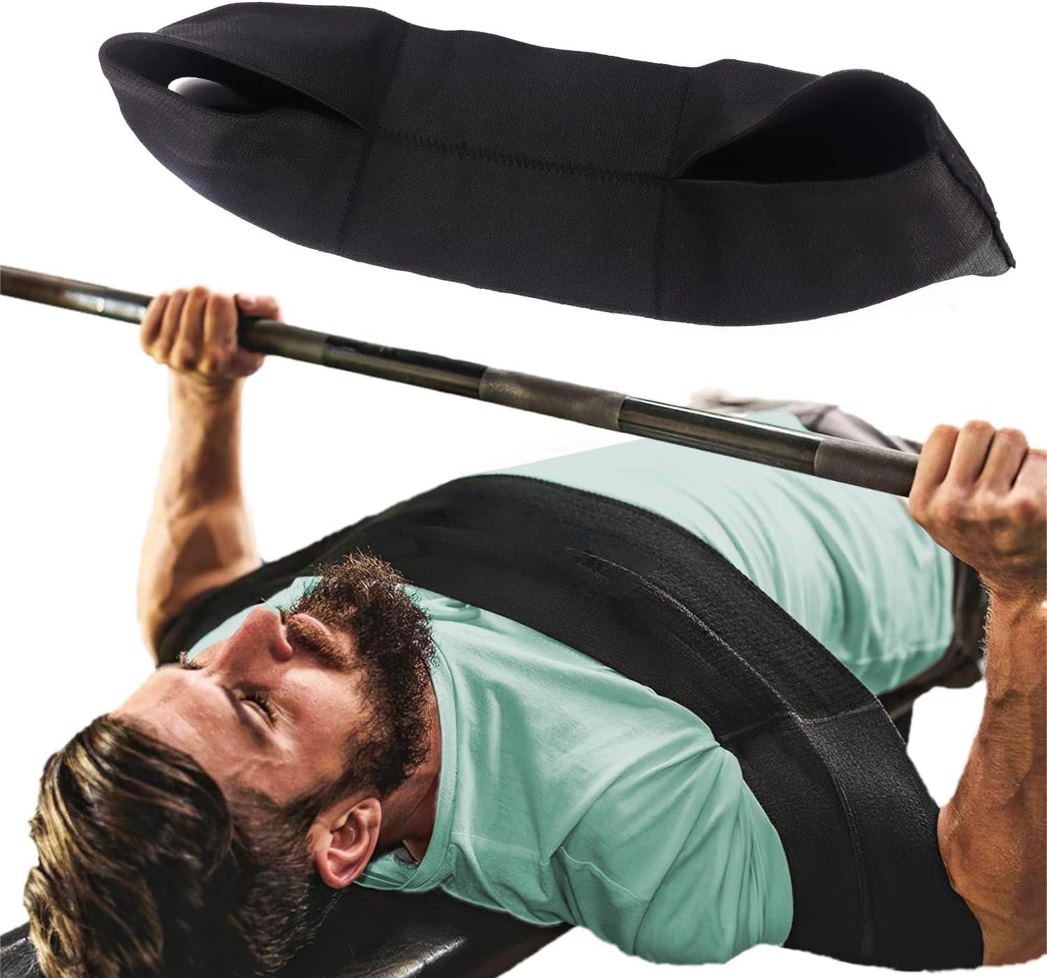 TAVIEW Bench Press Resistance Band,Power Weight Lifting Fitness Increase Strength Assist with Bench Press, Dips, and Push Ups - Image 2