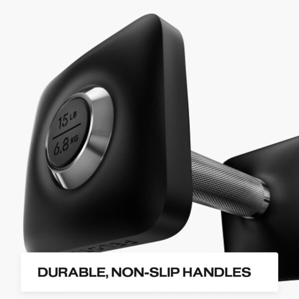 Peloton Dumbbells | Ergonomically Designed Pair of Cast Iron Weights with Urethane Coating and Non-Slip Grip, Available in Set of Two - Image 4