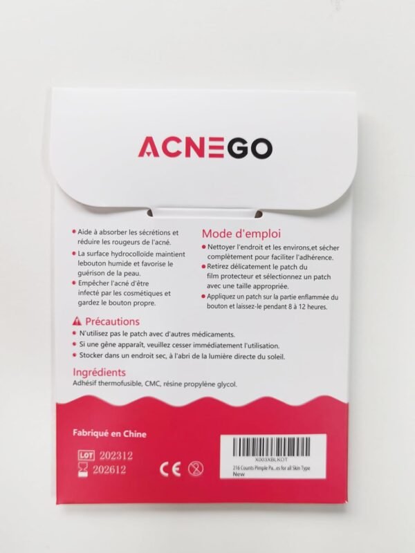 216 Counts Pimple Patches for Face, Hydrocolloid Acne Patches Zit Patches for Face Acne Spot Treatment Patch Cystic Acne Treatment Stickers Blemish Hydrocolloid Patches for all Skin Type - Image 10