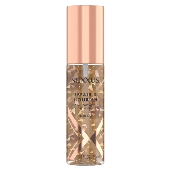 Nexxus Ultra Lightweight Hair Oil Repair & Nourish for Intense Nourishment with StyleProtect Technology & Rose of Jericho Oil 3.3 oz - Image 2