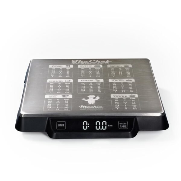 Heavy Duty Digital Kitchen/Food Scale – 33lb Capacity, 1g Accuracy, Perfect for Baking, Cooking & Meal Prep! Easy-to-Read with Large Containers. Bonus: Built in Baking Conversions! Restaurant Grade! - Image 4