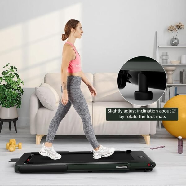 Goplus 1100W Folding Treadmill Electric Motorized Power Fitness Running Machine w/Support - Image 9