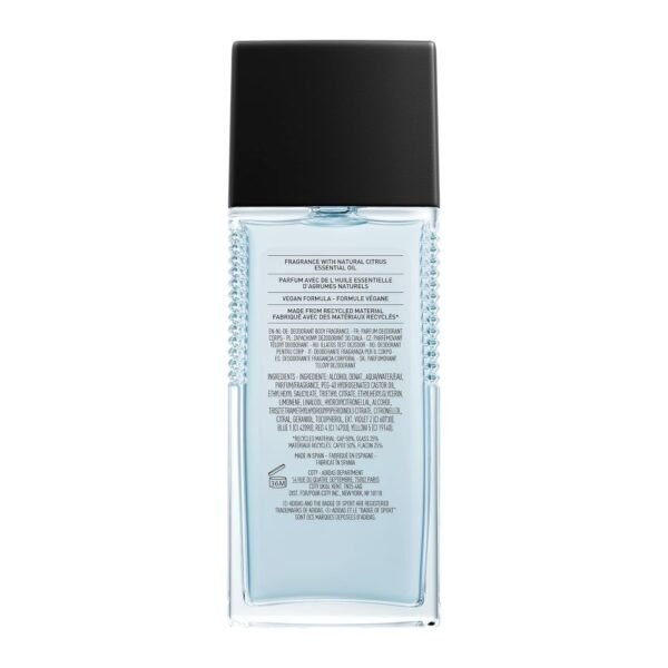 Adidas Moves Him Body Fragrance 2.5 fl oz (Pack of 1) , Notes of Green Apple, Cedarwood, Musk, Men's Fragrance, Long Lasting, Sporty Fragrance, Travel Size - Image 3