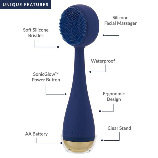 PMD Clean - Smart Facial Cleansing Device with Silicone Brush & Anti-Aging Massager - Image 9