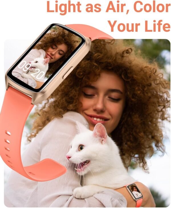 Health Fitness Tracker with 24/7 Heart Rate, Blood Oxygen, Blood Pressure, Sleep Tracker, 5ATM Waterproof Activity Trackers with Step Tracker, Pedometer (S & L Bands Included) - Image 9
