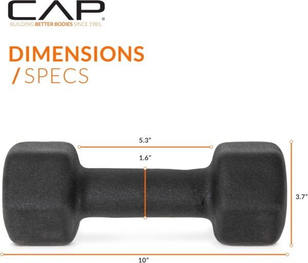 CAP Barbell Neoprene Dumbbell Weights Pairs & Sets | Multiple Colors - Image 5