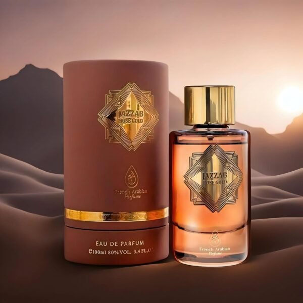 Jazzab Rose Gold Arab Perfume 100ml –Rose Woody Amber Oud Perfume For Her Eau De Parfum 100ml Fresh Scent Spray for Women - Image 10