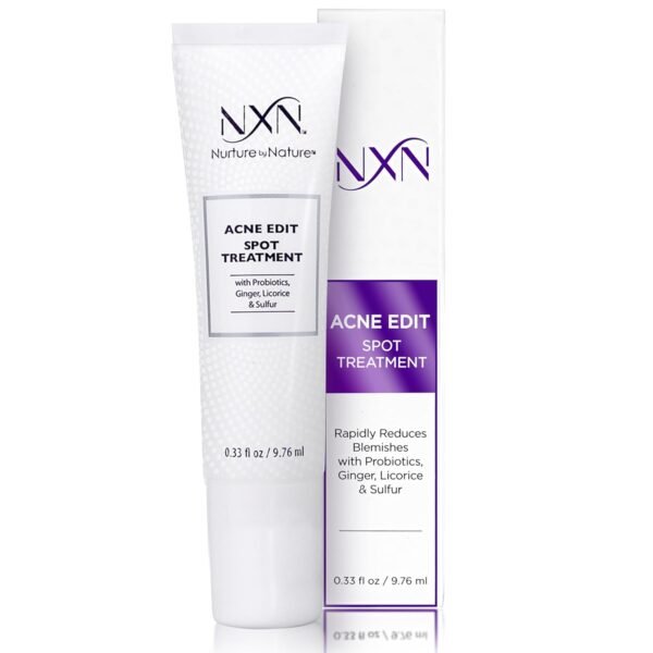 NXN Acne Edit Spot Treatment with Probiotics, Licorice Root, Ginger and Colloidal Sulfur, to rapidly reduce acne blemish size - Image 2