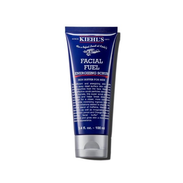 Kiehl's Facial Fuel Exfoliating Face Scrub, Facial Cleanser for Men, Smooths Skin & Removes Dead Skin, Dirt & Oil, Helps Soften Tough Facial Hair, with Caffeine, Menthol, Vitamin E & Citrus Extracts - Image 2