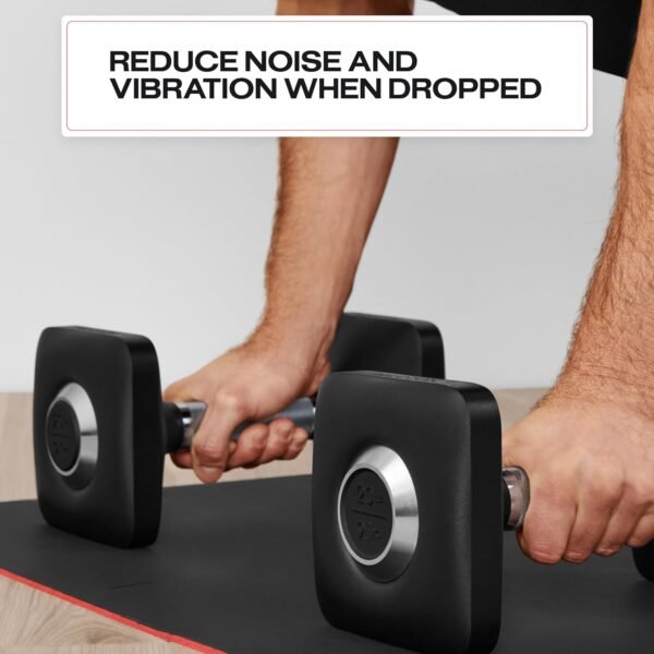 Peloton Dumbbells | Ergonomically Designed Pair of Cast Iron Weights with Urethane Coating and Non-Slip Grip, Available in Set of Two - Image 11