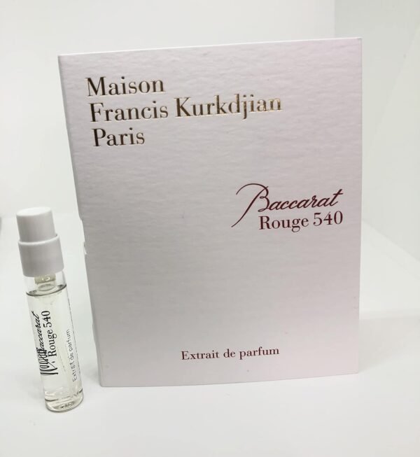 Maison Francis Kurkdjian Baccarat Rouge 540 EXTRAIT de Parfum Vial Sample Spray 2ml/ 0.06oz New - Image 3