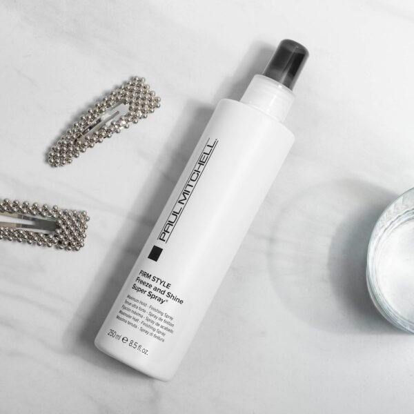 Paul Mitchell Freeze and Shine Super Hairspray, Maximum Hold, Shiny Finish Hairspray, For Coarse Hair - Image 6