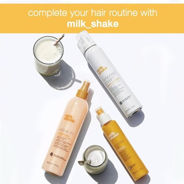milk shake Leave-In Conditioner Spray Detangler for Natural Hair - Protects Color Treated Hair and Hydrates Dry Hair For Soft and Shiny Straight or Curly Hair, 11.8 Fl Oz - Image 8