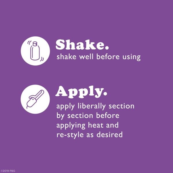 Heat Shield Protect & Re-Style, Sulfate-Free, For All Hair Types, 6.4 Fl Oz - Image 9