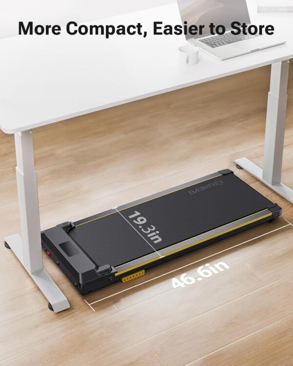 UREVO Under Desk Treadmill, Walking Pad 2 in 1 for Home/Office, Portable Walking Pad Treadmill with Remote Control, LED Display - Image 5