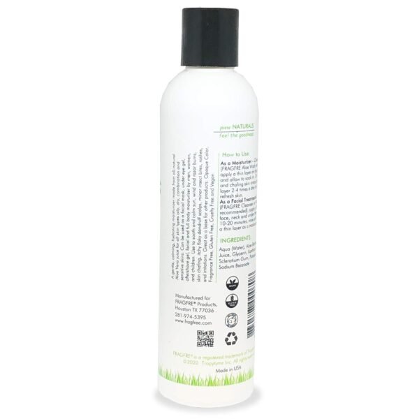 All-Natural Aloe Vera Gel 8 oz - No Synthetic Carbomer or Acrylate - 100% Natural Aloe Vera Soothing Gel - After Sun Exposure Skin Care - Fragrance Free Vegan Gluten Free - Image 6